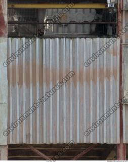 Photo Texture of Metal Corrugated Plate